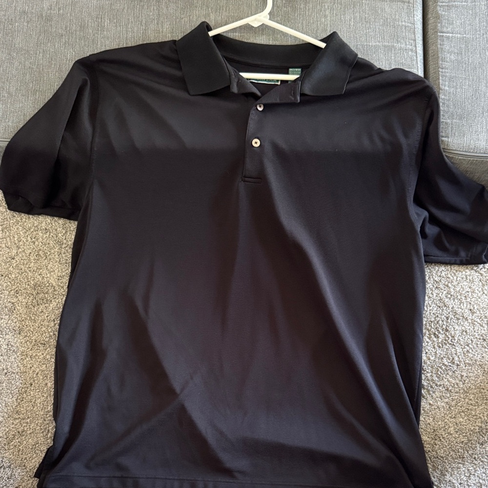 Cubavera Men's Black Polo Shirt